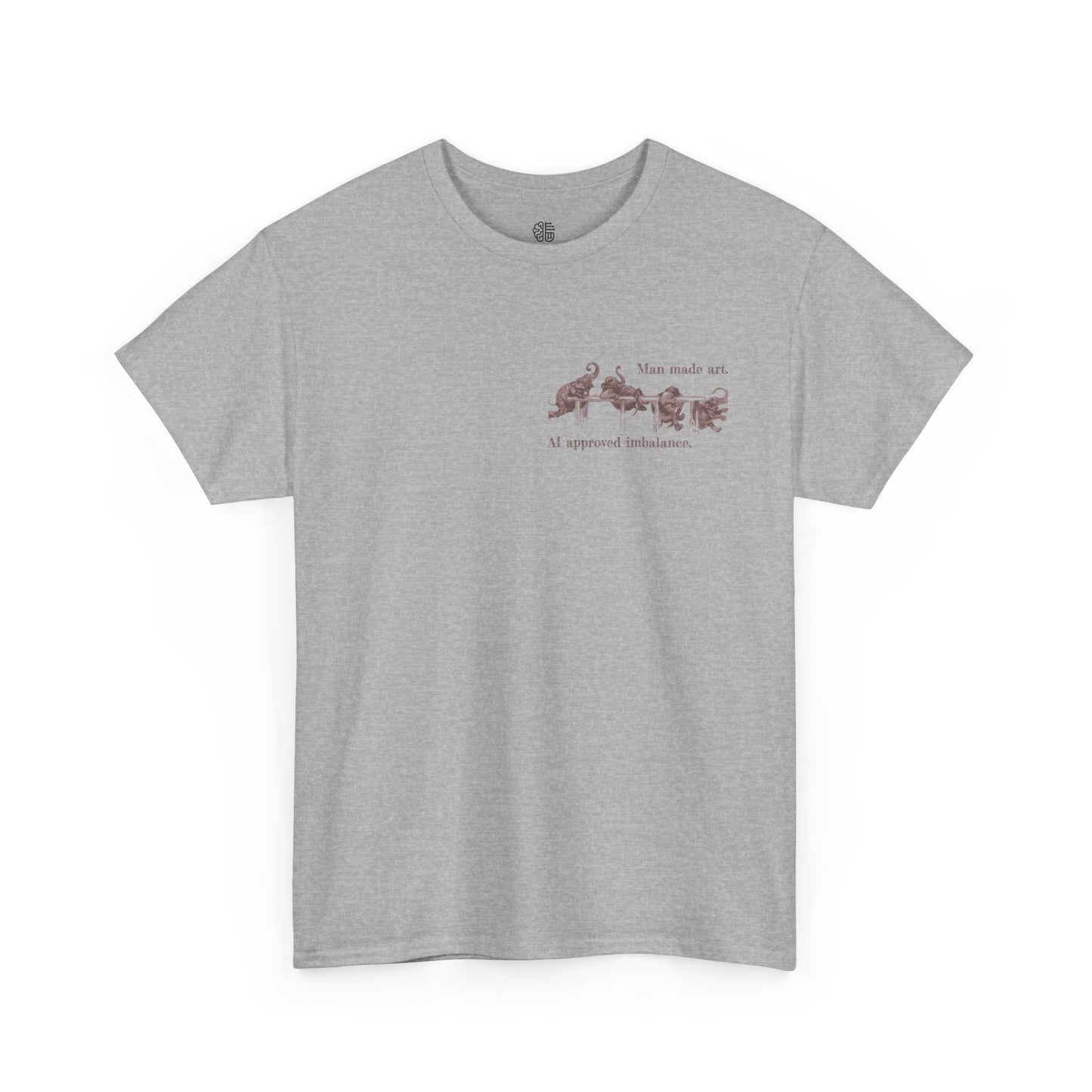 MAN MADE ART, AI APPROVED IMBALANCE - T-SHIRT