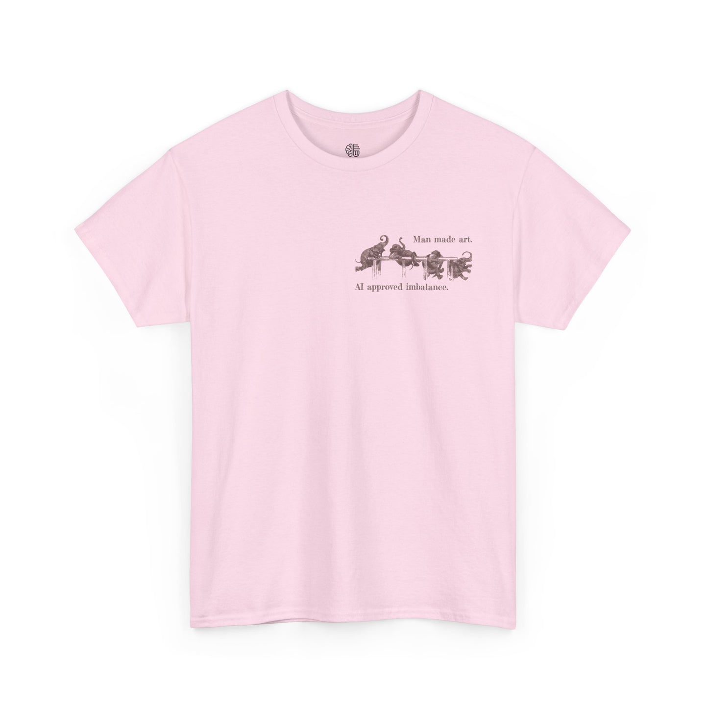 MAN MADE ART, AI APPROVED IMBALANCE - T-SHIRT