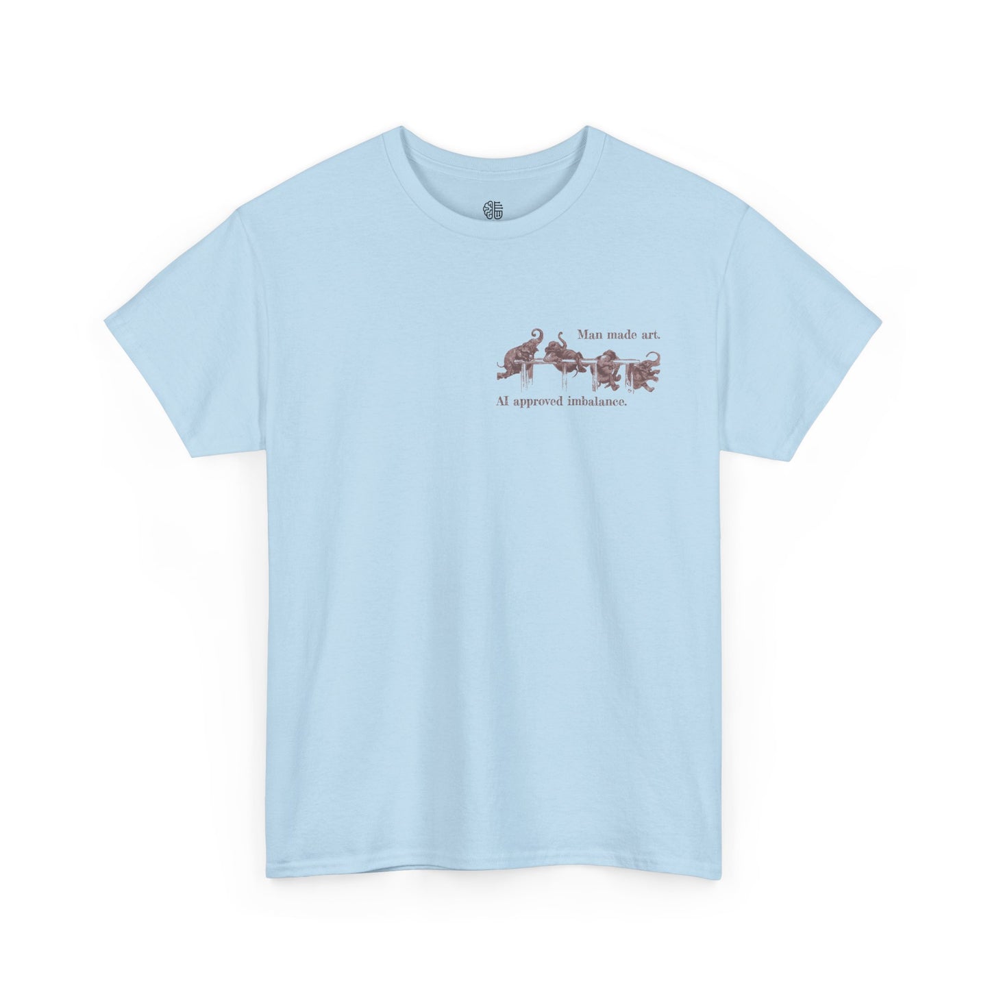 MAN MADE ART, AI APPROVED IMBALANCE - T-SHIRT